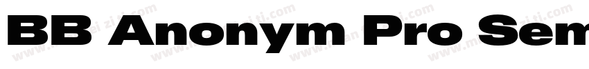 BB Anonym Pro Semi Ultra字体转换